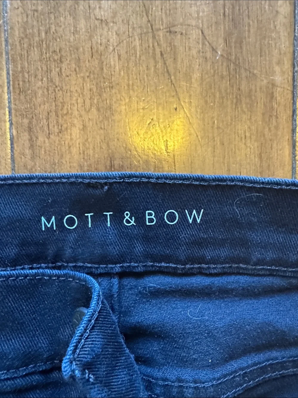Mott & Bow Men's Slim Straight Jeans in Black 31x30